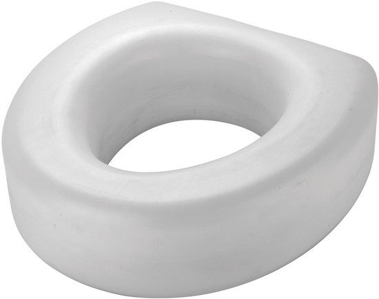 MSV Verhoogde Toiletbril - LDPE - Wit