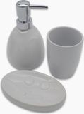 5Five® Badkamer set glas wit