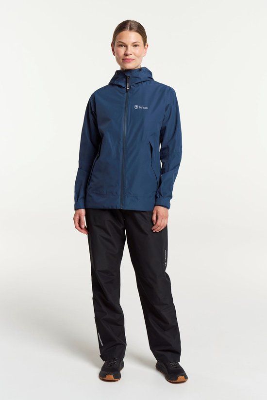 Tenson Winga Rain Jacket W - Dames - XL - Blauw - Polyester