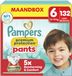 Pampers Premium Protection Pants - Maat 6 (15kg+) - 132 Luierbroekjes - Maandbox