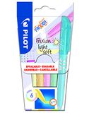 PILOT - Set van 5 FriXion Light Soft - Uitwisbare markeerstiften in pastelkleuren