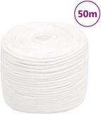 vidaXL Boottouw 10 mm 50 m polypropyleen volwit