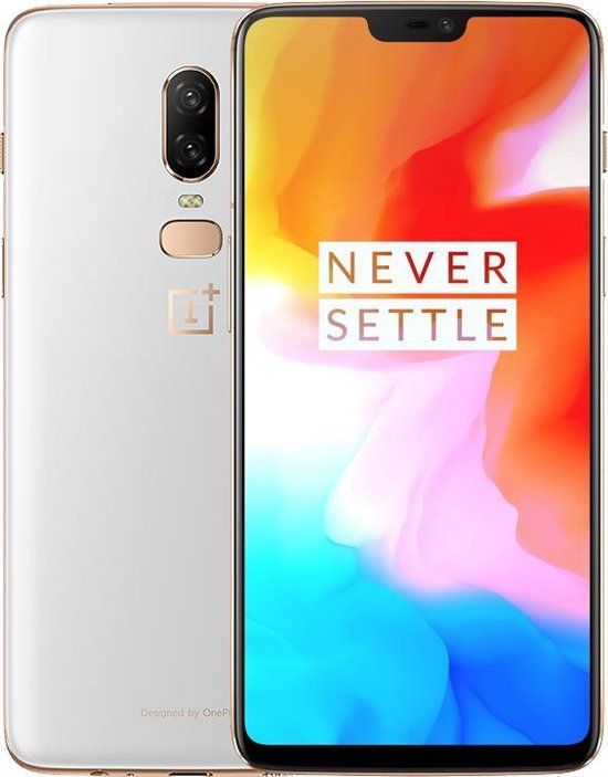 OnePlus 6 - 6.28" - 128GB - Dual SIM - White