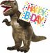 Nature Plush Planet Nature Planet Dino T-rex pluche knuffel 48 cm - Happy Birthday kaart - cadeau set