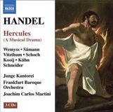 Outhere Naxos Frankfurt Baroque Orchestra, Joachim Carlos Martini - Handel: Hercules (3 CD)