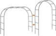 Markenlos Ton Tuinboog - Metalen Bruiloftsboog voor binnen en buiten - Gazon en tuin - Klimplanten - 240cm hoog - 135cm breed