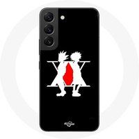 Maniacase Hoesje voor Samsung Galaxy S21 FE Hunter x Hunter Manga Logo Zwart