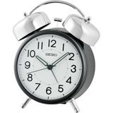 Seiko Clock wekker zwart metallic