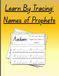 Learn By Tracing - Names of Prophets: Letter Tracing Book for Children | Learning Islamic Values