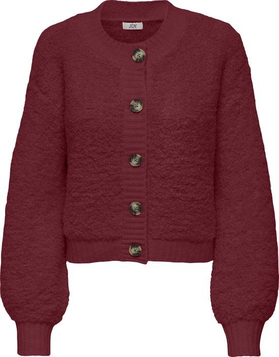 Jdy eira Life KNT Cardigan L/S O-hals, Cabernet, M