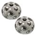 Set van 2 ballen van keramiek in zilver 10 cm