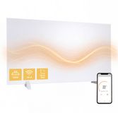 Silvergear Infrarood Verwarmingspaneel Premium - Elektrische Verwarming met App - WIFI - 720W - Wit