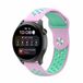 By Qubix Qubix - Sport Edition Siliconen band - Roze + groen - Geschikt voor Xiaomi Redmi Watch 5 Active / Redmi Watch 5 Lite