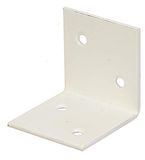 Alberts 847555 versterkingshoek | witte kunststof coating | 40 x 40 x 40 mm | set van 50