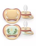 Philips Avent Ultra Air – Ademend en lichtgewicht fopspeen (0-6 mnd) – 2 stuks - SCF087/09