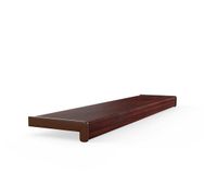 DQ-PP Raamboek PVC - 20 cm x 120 cm - Mahoniehout - Vensterbank