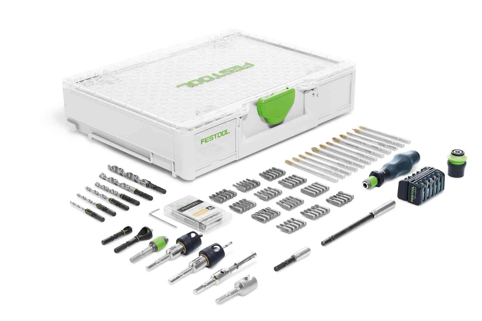 Festool SYS3 M 89 ORG CE-SORT 104-delige Montagepakket - Houtbewerking Set