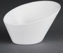 Olympia Whiteware ovale hellende kommen 13.3x15.4cm