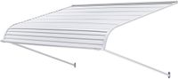 Vevor Raam Luifel Deur Luifel Zonwering Dakluifel 152,4x106,6x51cm, Zilver