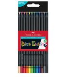 Faber-Castell Black Edition Kleurpotloden - 12 stuks