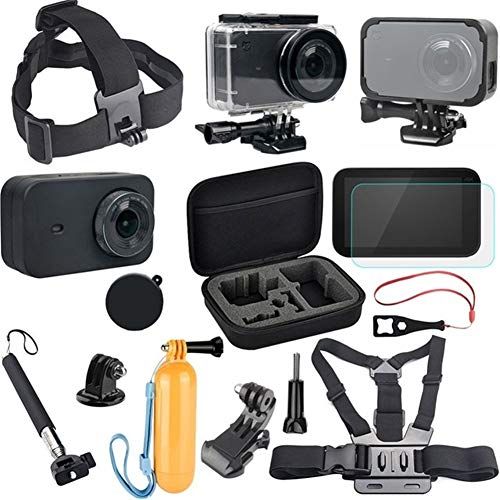 KBREE Self Stick Waterdichte Behuizing Case Box Frame Shell Cover Case Cover Lensdop Protector voor Xiaomi 4K Accessoires Set Accessoires (Kleur: SPT MJkit01)