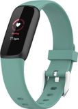 By Qubix Qubix - Compatible Fitbit Luxe Sportbandje - Maat Large - Groen