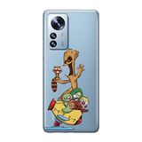 ERT GROUP mobiel telefoonhoesje voor Xiaomi 12 / 12X origineel en officieel erkend Marvel patroon Guardians of the Galaxy 020 aangepast aan de vorm van de mobiele telefoon, gedeeltelijk bedrukt