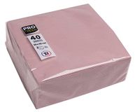 Pronappe 40 Servetten Micro-geëmbosseerd Papier 38x38cm 2-laags Oudroze