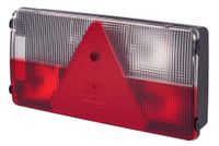 HELLA 2VB 341 032-121 Achterlicht - Gloeilamp - 12V - Geschroefd/Opbouw - Lenskleur: Transparant - Stekker: Ronde stekker - rechts - Aantal: 1