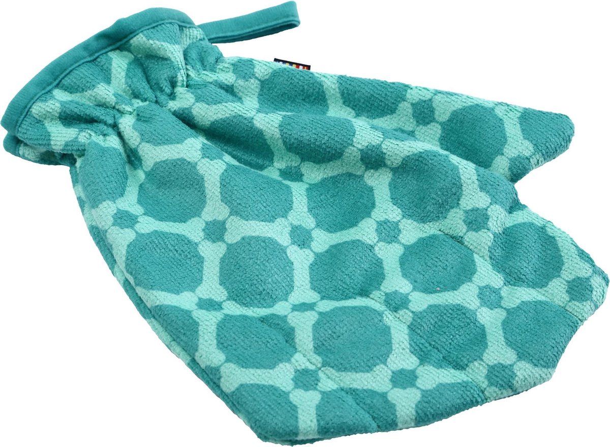 Rukka Pets Micro Mitten - Absorberende drooghandschoen van microvezel voor honden - Emerald