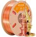 PLA filament - Soie, double couleur - 1,75 mm - Or, cuivre