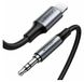 Ugreen Câble, AUX MFI iPhone, câble audio, 3,5 mm minijack, 1 mètre, adaptateur, HiFi, adaptateur, gris