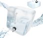 Relaxdays Opvouwbare Jerrycan Set van 4 - 20 L - Met Kraantje - BPA-vrij - Transparant-Zwart