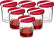 Secret de Gourmet Pot de conservation/pot de stockage - 12 pièces - 280 ml - Verre - Transparent