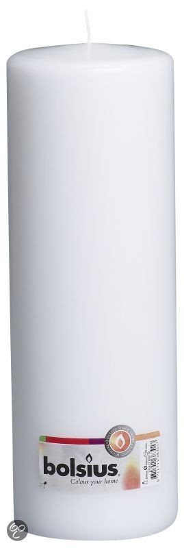 Bolsius Stompkaars 300/100 Wit - 8711711383017