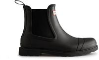 Hunter Commando Chelsea Bottes de pluie Hommes - Noir - Taille 41