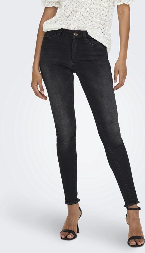 ONLY Skinny fit jeans ONLBLUSH Mid waist Black Denim XS