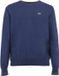La Martina Pull col rond Bleu Coton Taille S