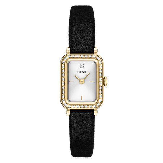 Fossil RAQUEL Dames Horloge 18 mm - Zwart