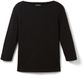 Tom Tailor - T-shirt en Coton avec manches 3/4 - Taille L - deep black