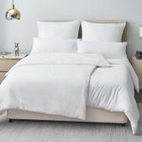 TRANKIELO® - Ensemble de literie microfibre 4 pièces 135 x 200 cm – respirant, infroissable, avec fermeture éclair