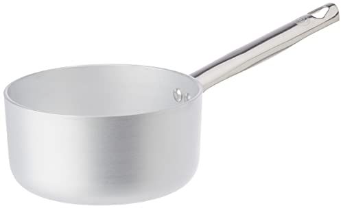 Pentole Agnelli ALMA10516 Professionele aluminium pannen 3 mm, hoge braadpan met handvat, 1,7 l
