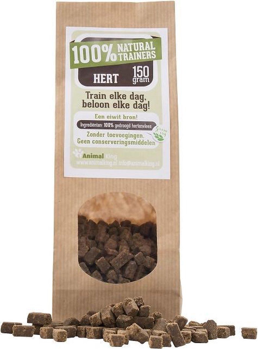 Animal King Herttrainers - 3 x 150 gram - Hondensnacks