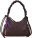 Desigual Montville Half Logo Shoulder Bag Chocolate - Donkerbruin - Schoudertas