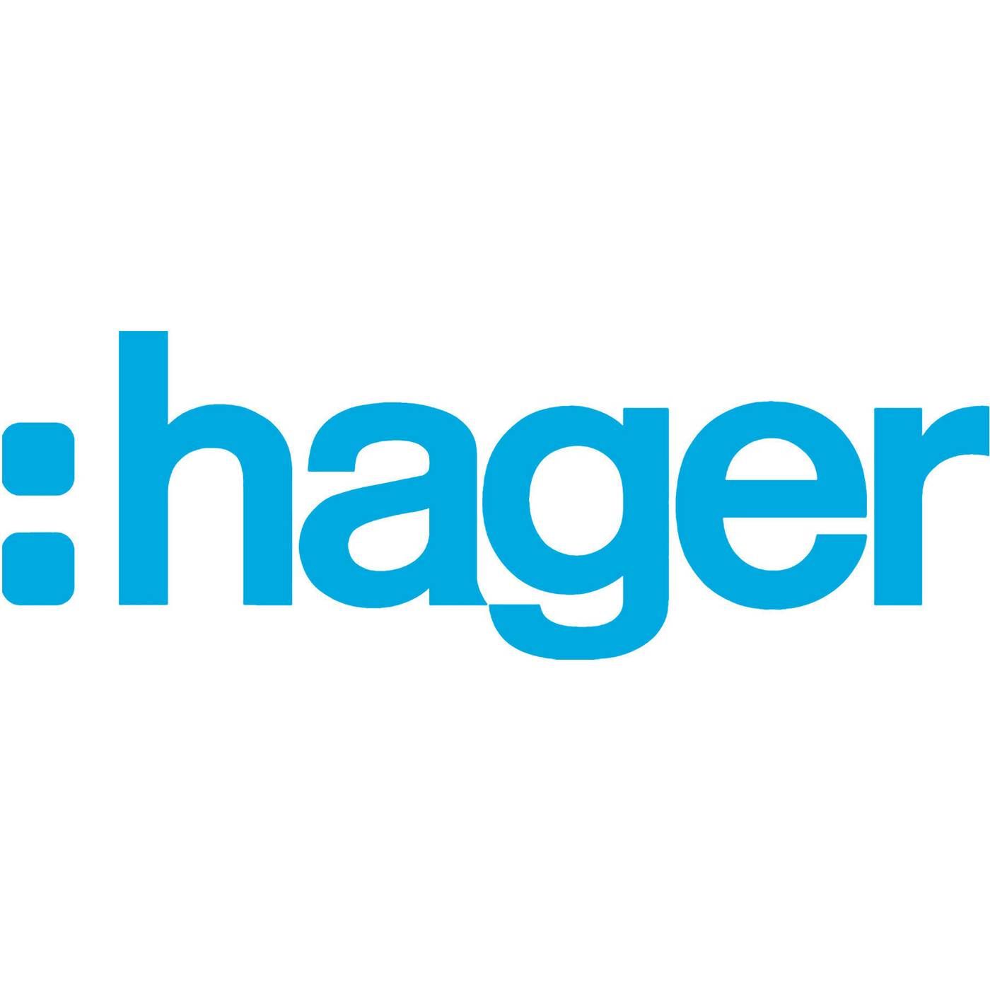 Hager UZ02A3 Dekselhouder Hoog L R