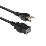 ACT Cordon d'alimentation connecteur USA - C19 noir 1,8 m