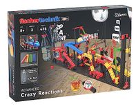 fischertechnik Crazy Reactions 569018 – bouwset met katrol, hefboom & tandwiel, speelgoed voor kinderen vanaf 8 jaar