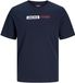 JACK&JONES JJECORP LOGO TEE PLAY SS O-N NOOS PLS Hommes T-shirts Navy Blazer Coton Col Rond Manches Courtes Casual