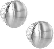 cyclingcolors 2 x fietsstuurstoppen chroom zilver kunststof eindkappen racefiets vintage