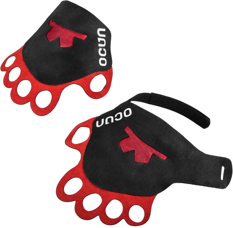 Ocun Ocun Crack Handschoenen Lite, zwart/rood